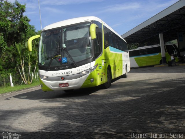 Costa Verde Transportes RJ 217.039 na cidade de Angra dos Reis, Rio de Janeiro, Brasil, por Daniel Junior Sena. Número da foto: #1648930.