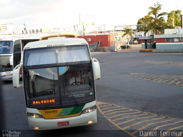 Empresa Gontijo de Transportes 12845 na cidade de Feira de Santana, Bahia, Brasil, por Daniel  Ferreira. ID da foto: 1649385.