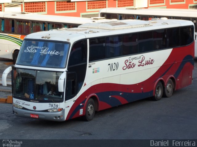 Expresso São Luiz 7020 na cidade de Feira de Santana, Bahia, Brasil, por Daniel  Ferreira. Número da foto: #1649394.