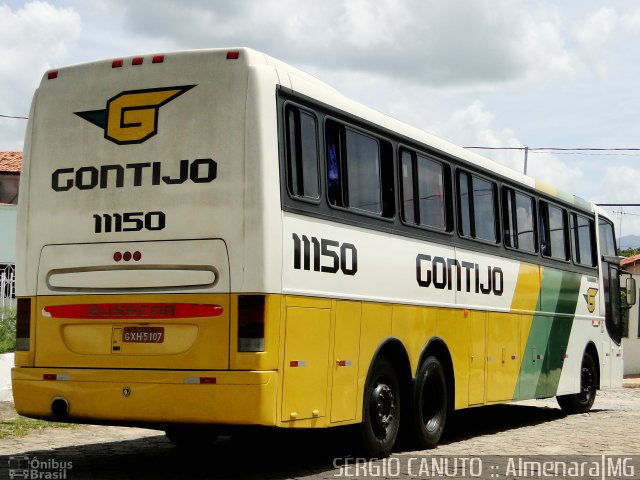 Empresa Gontijo de Transportes 11150 na cidade de Almenara, Minas Gerais, Brasil, por Sérgio Augusto Braga Canuto. ID da foto: 1649478.