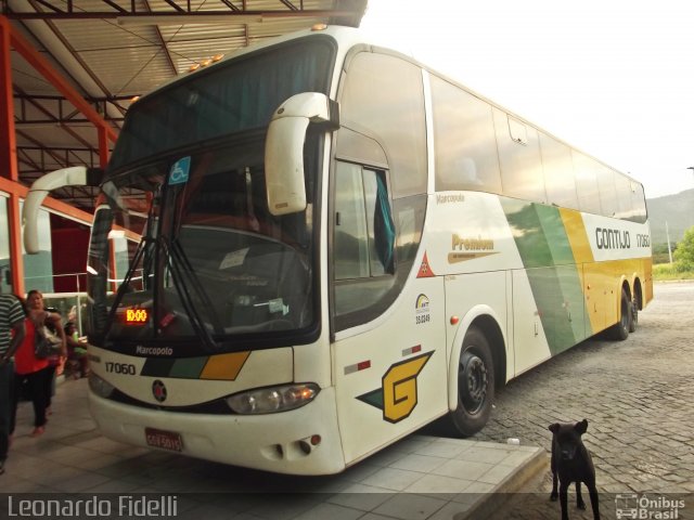 Empresa Gontijo de Transportes 17060 na cidade de Itaobim, Minas Gerais, Brasil, por Leonardo Fidelli. Número da foto: #1651153.