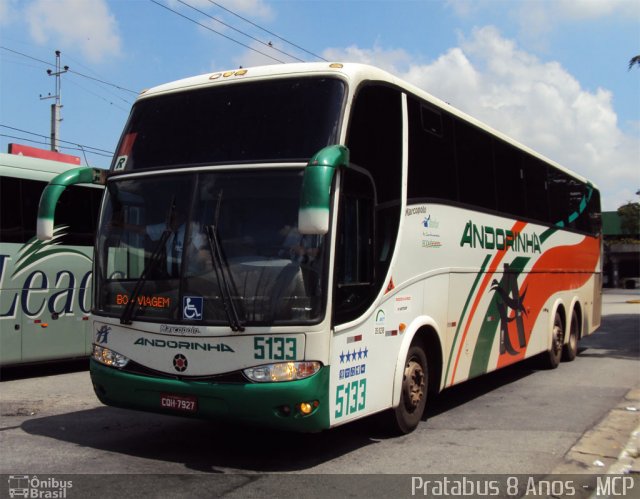 Empresa de Transportes Andorinha 5133 na cidade de São Paulo, São Paulo, Brasil, por Cristiano Soares da Silva. ID da foto: 1651158.