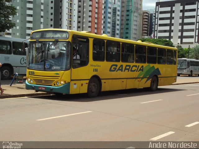 Viação Garcia 6166 na cidade de Maringá, Paraná, Brasil, por André Nordeste. ID da foto: 1651342.