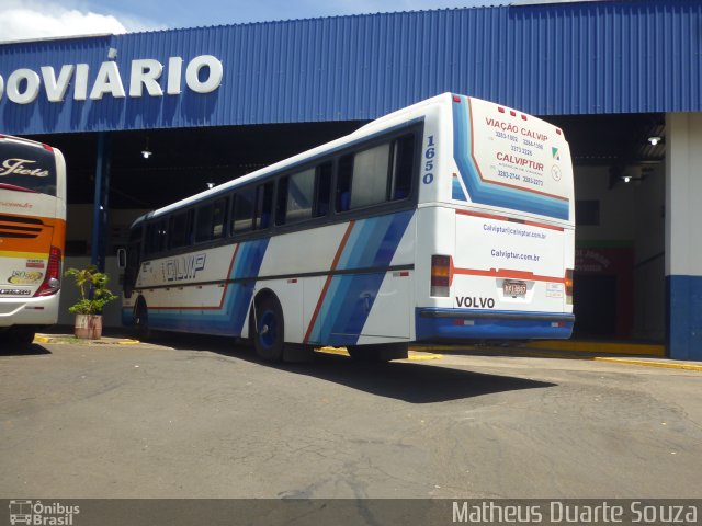 Viação Calvip 1650 na cidade de Laranjal Paulista, São Paulo, Brasil, por Matheus Duarte Souza. ID da foto: 1649684.