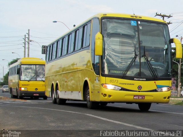 Viação Itapemirim 8073 na cidade de Teresina, Piauí, Brasil, por Fábio Araújo Pinto. ID da foto: 1649831.