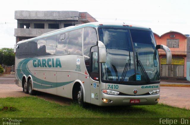 Viação Garcia 7410 na cidade de Cascavel, Paraná, Brasil, por Felipe  Dn. ID da foto: 1651369.