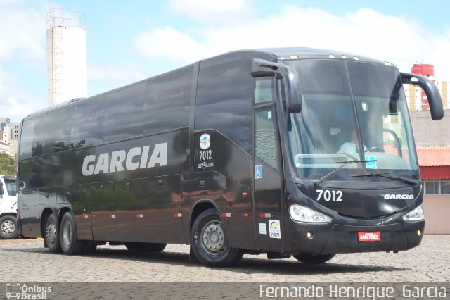 Viação Garcia 7012 na cidade de Londrina, Paraná, Brasil, por Fernando Henrique  Garcia. Número da foto: #1649615.