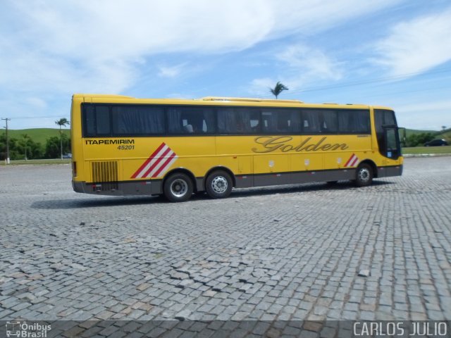 Viação Itapemirim 45201 na cidade de Casimiro de Abreu, Rio de Janeiro, Brasil, por Carlos Julio. Número da foto: #1653429.