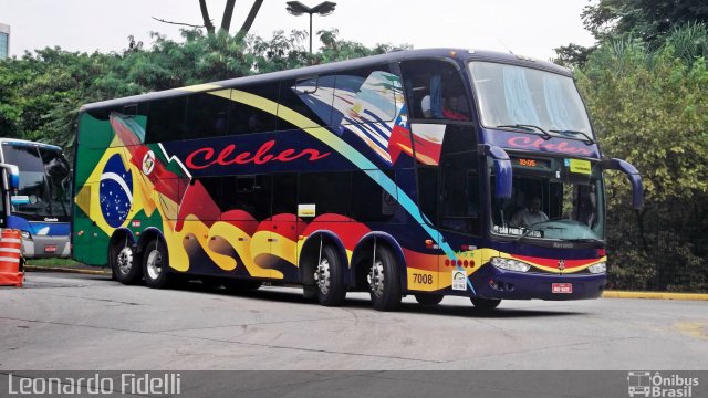 Cleber Turismo 7008 na cidade de São Paulo, São Paulo, Brasil, por Leonardo Fidelli. ID da foto: 1652715.