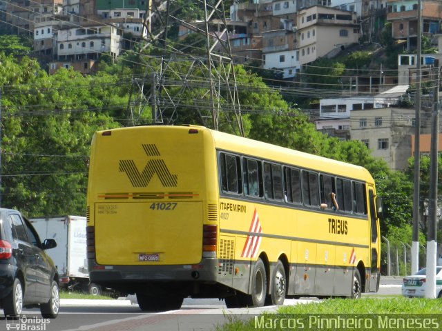 Viação Itapemirim 41027 na cidade de Vitória, Espírito Santo, Brasil, por Marcos Pinnheiro Meneses. ID da foto: 1653437.