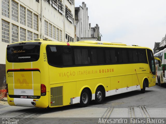 Viação Itapemirim 5505 na cidade de Rio de Janeiro, Rio de Janeiro, Brasil, por Alexsandro  Farias Barros. Número da foto: #1651440.