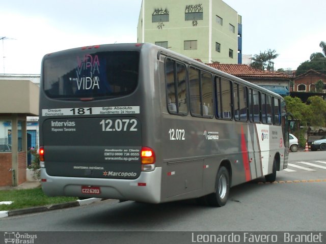 Auto Viação Bragança Metropolitana > Viação Raposo Tavares 12.072 na cidade de Cotia, São Paulo, Brasil, por Leonardo Fávero  Brandet. Número da foto: #1652094.