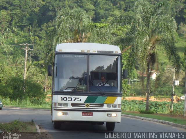 Empresa Gontijo de Transportes 10375 na cidade de Viana, Espírito Santo, Brasil, por Gilberto Martins. ID da foto: 1653875.