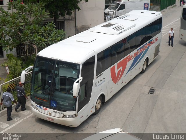 Viação Teresópolis RJ 203.062 na cidade de Rio de Janeiro, Rio de Janeiro, Brasil, por Lucas Lima. Número da foto: #1655062.