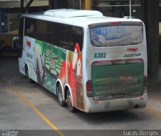 Eucatur - Empresa União Cascavel de Transportes e Turismo 4302 na cidade de Ribeirão Preto, São Paulo, Brasil, por Lucas Borges . Número da foto: #1655691.