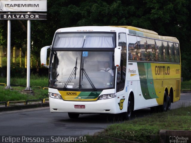 Empresa Gontijo de Transportes 12015 na cidade de Salvador, Bahia, Brasil, por Felipe Pessoa de Albuquerque. Número da foto: #1705034.
