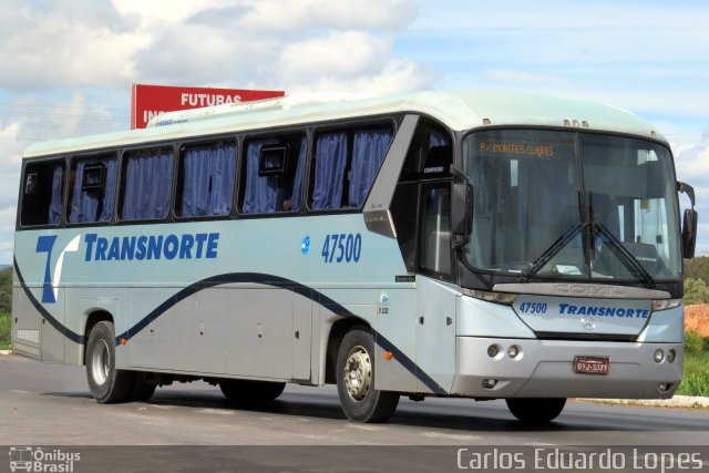 Transnorte - Transporte e Turismo Norte de Minas 47500 na cidade de Montes Claros, Minas Gerais, Brasil, por Carlos Eduardo Lopes. Número da foto: #1704775.
