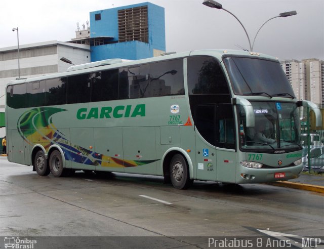 Viação Garcia 7767 na cidade de São Paulo, São Paulo, Brasil, por Cristiano Soares da Silva. Número da foto: #1705727.