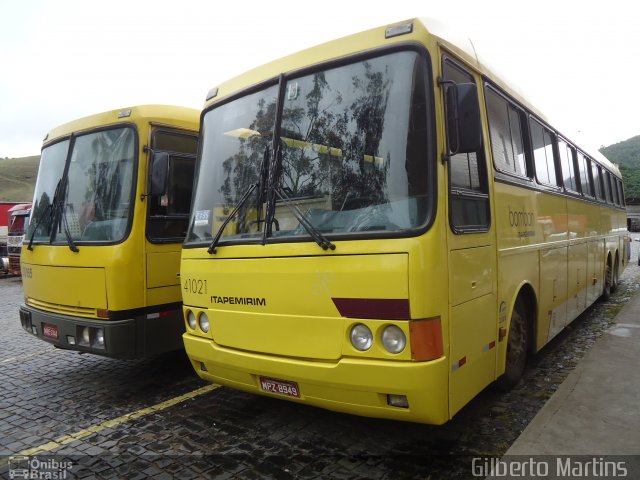 Viação Itapemirim 41021 na cidade de Manhuaçu, Minas Gerais, Brasil, por Gilberto Martins. Número da foto: #1705206.
