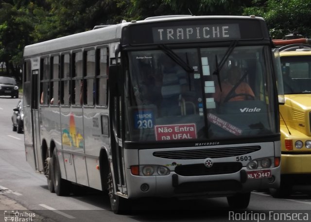 Viação Cidade de Maceió 5603 na cidade de Maceió, Alagoas, Brasil, por Rodrigo Fonseca. Número da foto: #1705173.