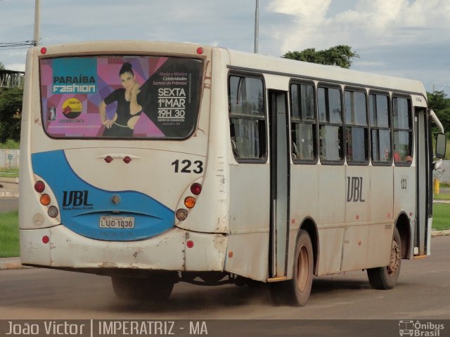 VBL - Viação Branca do Leste 123 na cidade de Imperatriz, Maranhão, Brasil, por João Victor. ID da foto: 1723112.