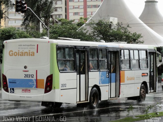 HP Transportes Coletivos 20312 na cidade de Goiânia, Goiás, Brasil, por João Victor. ID da foto: 1723271.