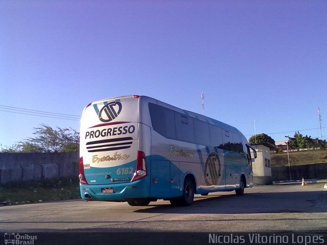 Auto Viação Progresso 6182 na cidade de Natal, Rio Grande do Norte, Brasil, por Nícolas Vitorino Lopes. ID da foto: 1723176.