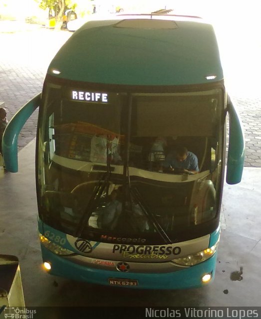 Auto Viação Progresso 6280 na cidade de João Pessoa, Paraíba, Brasil, por Nícolas Vitorino Lopes. Número da foto: #1723172.