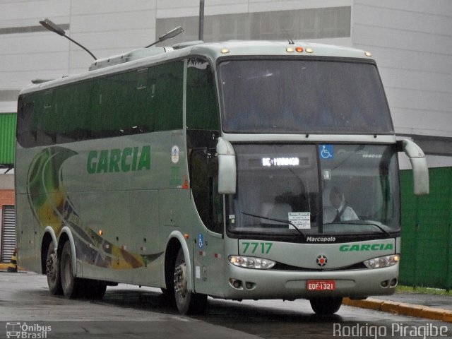 Viação Garcia 7717 na cidade de São Paulo, São Paulo, Brasil, por Rodrigo Piragibe. ID da foto: 1726123.