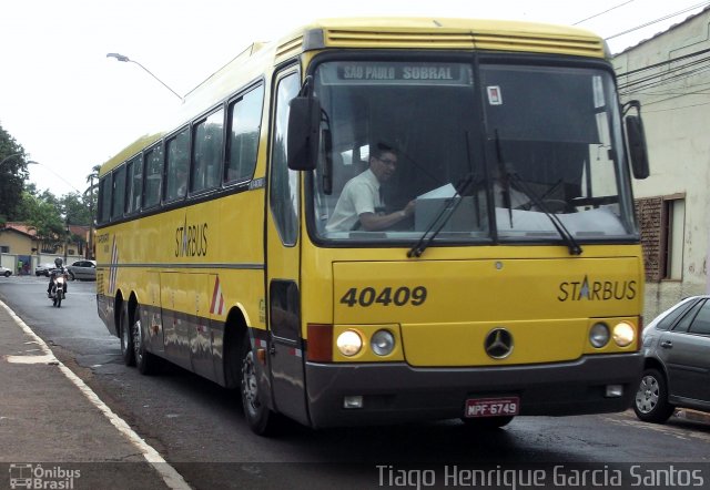 Viação Itapemirim 40409 na cidade de Ribeirão Preto, São Paulo, Brasil, por Tiago Henrique Garcia dos Santos. ID da foto: 1726035.