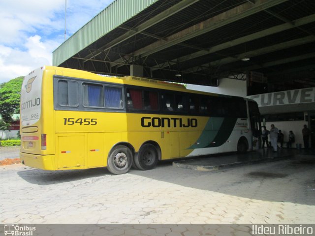 Empresa Gontijo de Transportes 15455 na cidade de Curvelo, Minas Gerais, Brasil, por Ildeu Ribeiro. ID da foto: 1725543.