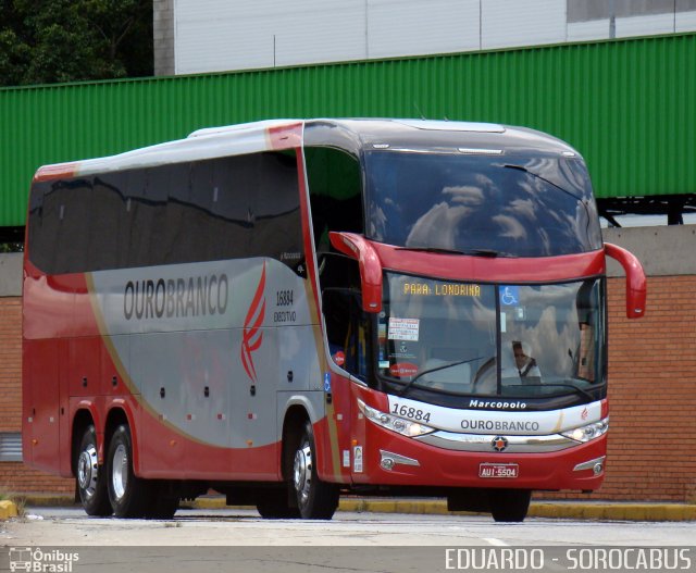 Viação Ouro Branco 16884 na cidade de São Paulo, São Paulo, Brasil, por EDUARDO - SOROCABUS. Número da foto: #1724523.