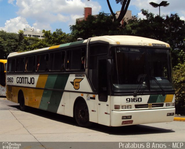 Empresa Gontijo de Transportes 9160 na cidade de São Paulo, São Paulo, Brasil, por Cristiano Soares da Silva. ID da foto: 1726268.