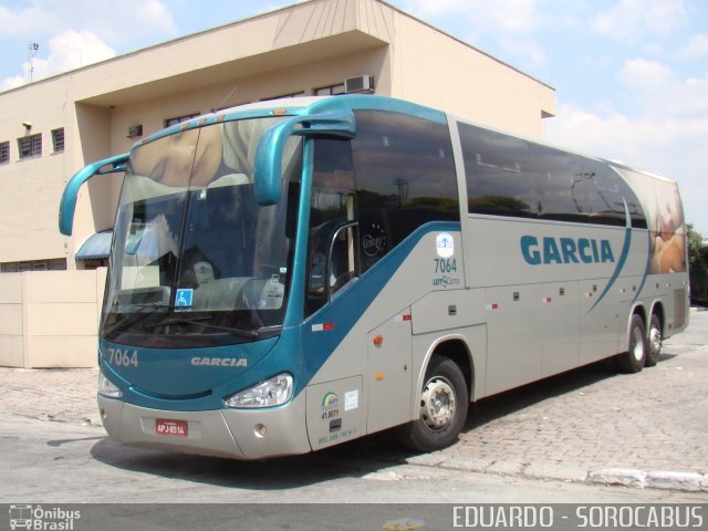Viação Garcia 7064 na cidade de São Paulo, São Paulo, Brasil, por EDUARDO - SOROCABUS. Número da foto: #1724518.