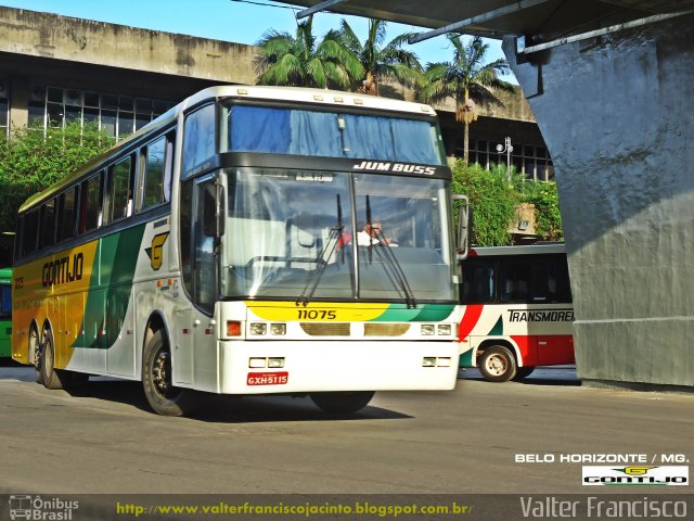Empresa Gontijo de Transportes 11075 na cidade de Belo Horizonte, Minas Gerais, Brasil, por Valter Francisco. Número da foto: #1726184.