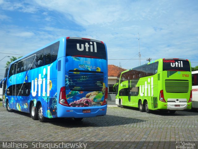 UTIL - União Transporte Interestadual de Luxo 11101 na cidade de São Vicente, São Paulo, Brasil, por Matheus  Scheguschewsky. Número da foto: #1727664.