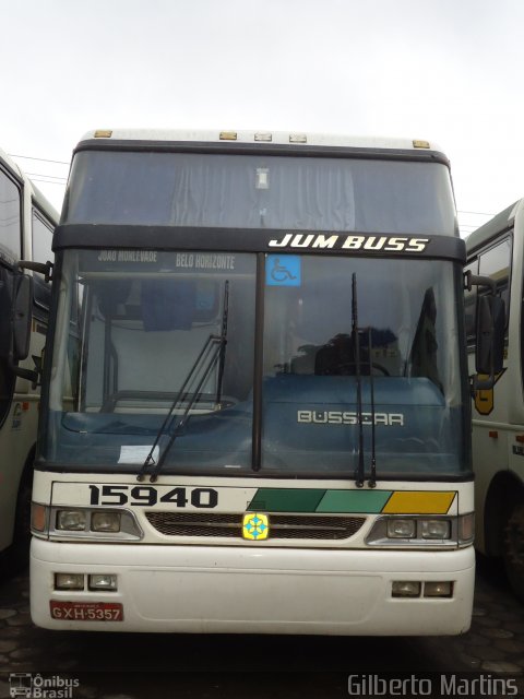 Empresa Gontijo de Transportes 15940 na cidade de João Monlevade, Minas Gerais, Brasil, por Gilberto Martins. ID da foto: 1727443.