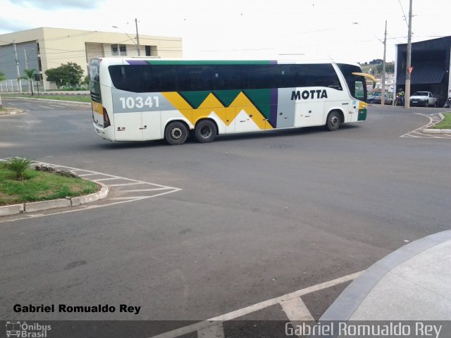 Viação Motta 10341 na cidade de Passos, Minas Gerais, Brasil, por Gabriel Romualdo Rey . Número da foto: #1727717.