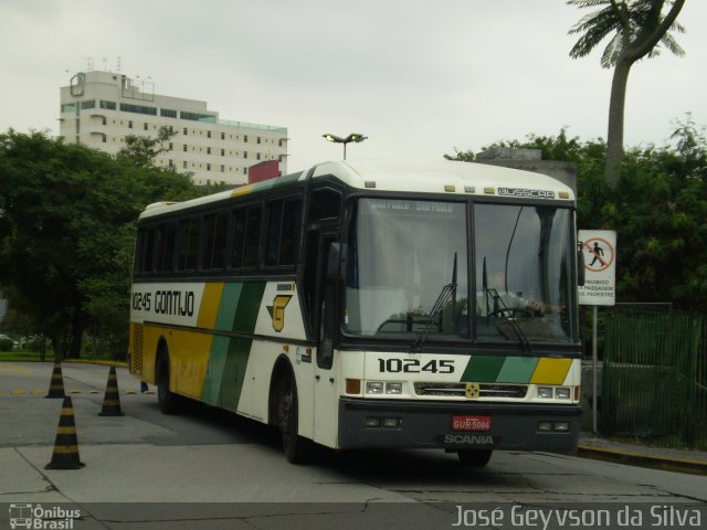 Empresa Gontijo de Transportes 10245 na cidade de São Paulo, São Paulo, Brasil, por José Geyvson da Silva. ID da foto: 1727784.