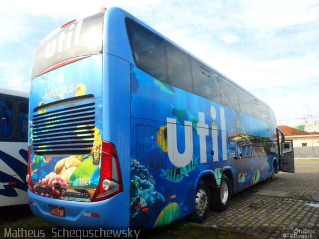 UTIL - União Transporte Interestadual de Luxo 11101 na cidade de São Vicente, São Paulo, Brasil, por Matheus  Scheguschewsky. Número da foto: #1727655.