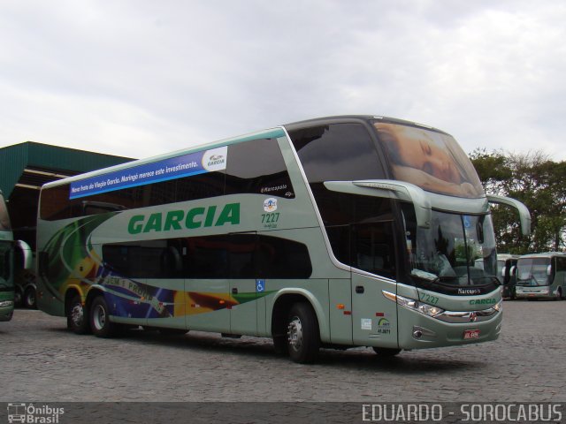 Viação Garcia 7227 na cidade de São Paulo, São Paulo, Brasil, por EDUARDO - SOROCABUS. Número da foto: #1726689.