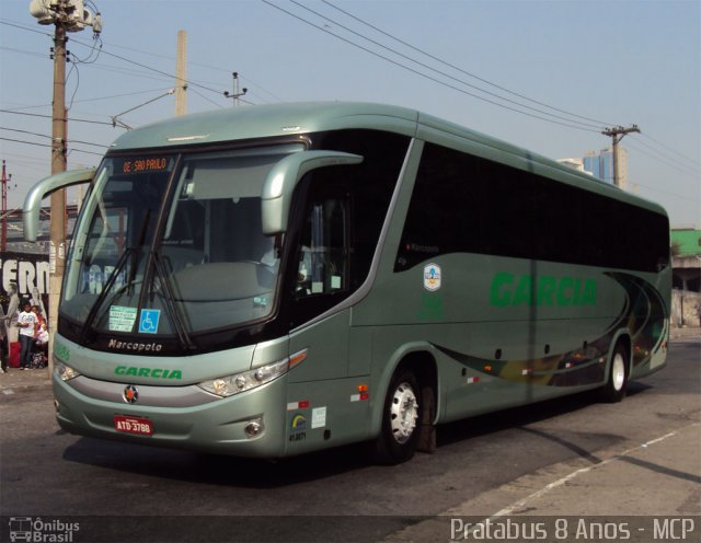 Viação Garcia 7686 na cidade de São Paulo, São Paulo, Brasil, por Cristiano Soares da Silva. ID da foto: 1727883.