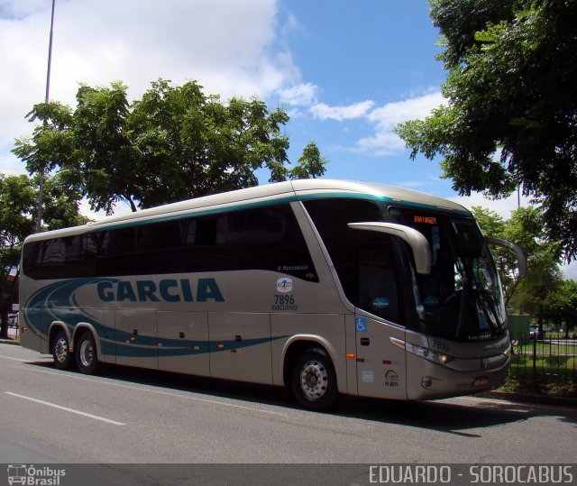 Viação Garcia 7896 na cidade de Curitiba, Paraná, Brasil, por EDUARDO - SOROCABUS. ID da foto: 1726684.