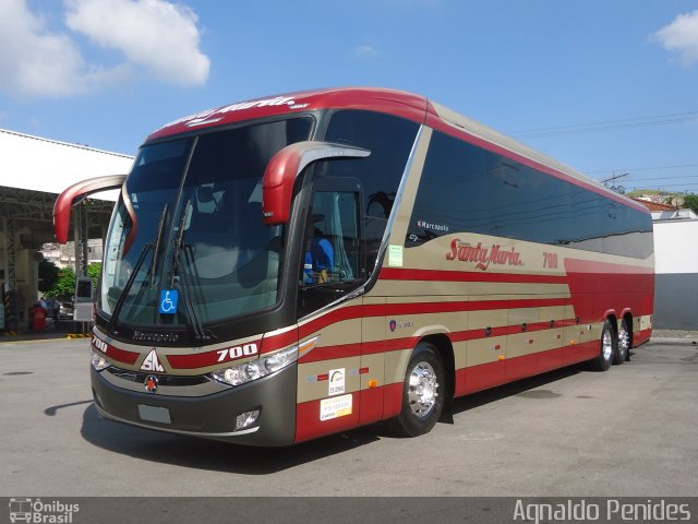 Santa Maria Fretamento e Turismo > Transportes Santa Maria(SP) 700 na cidade de São Bernardo do Campo, São Paulo, Brasil, por Agnaldo Penides. Número da foto: #1726480.
