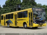 Viação Ouro Branco 16446 na cidade de Duque de Caxias, Rio de Janeiro, Brasil, por Roberto Marinho - Ônibus Expresso. Número da foto: #:id.