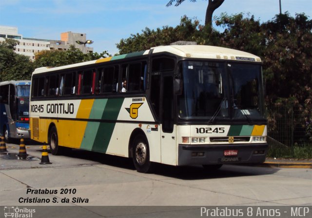 Empresa Gontijo de Transportes 10245 na cidade de São Paulo, São Paulo, Brasil, por Cristiano Soares da Silva. ID da foto: 1729611.