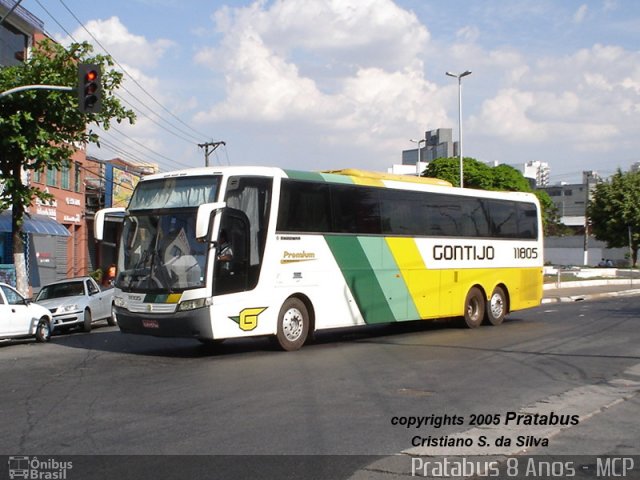 Empresa Gontijo de Transportes 11805 na cidade de São Paulo, São Paulo, Brasil, por Cristiano Soares da Silva. ID da foto: 1729575.