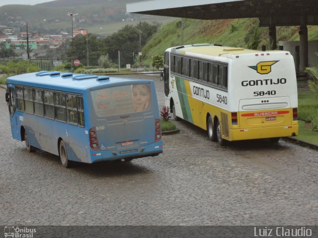 Empresa Gontijo de Transportes 5840 na cidade de João Monlevade, Minas Gerais, Brasil, por Luiz Claudio . Número da foto: #1729517.