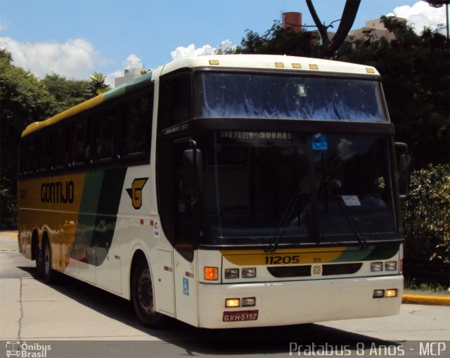 Empresa Gontijo de Transportes 11205 na cidade de São Paulo, São Paulo, Brasil, por Cristiano Soares da Silva. ID da foto: 1729624.