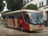 Transportes Única Petrópolis RJ 163.033 na cidade de Rio de Janeiro, Rio de Janeiro, Brasil, por Michel Soares da Rocha. Número da foto: #1728402.
